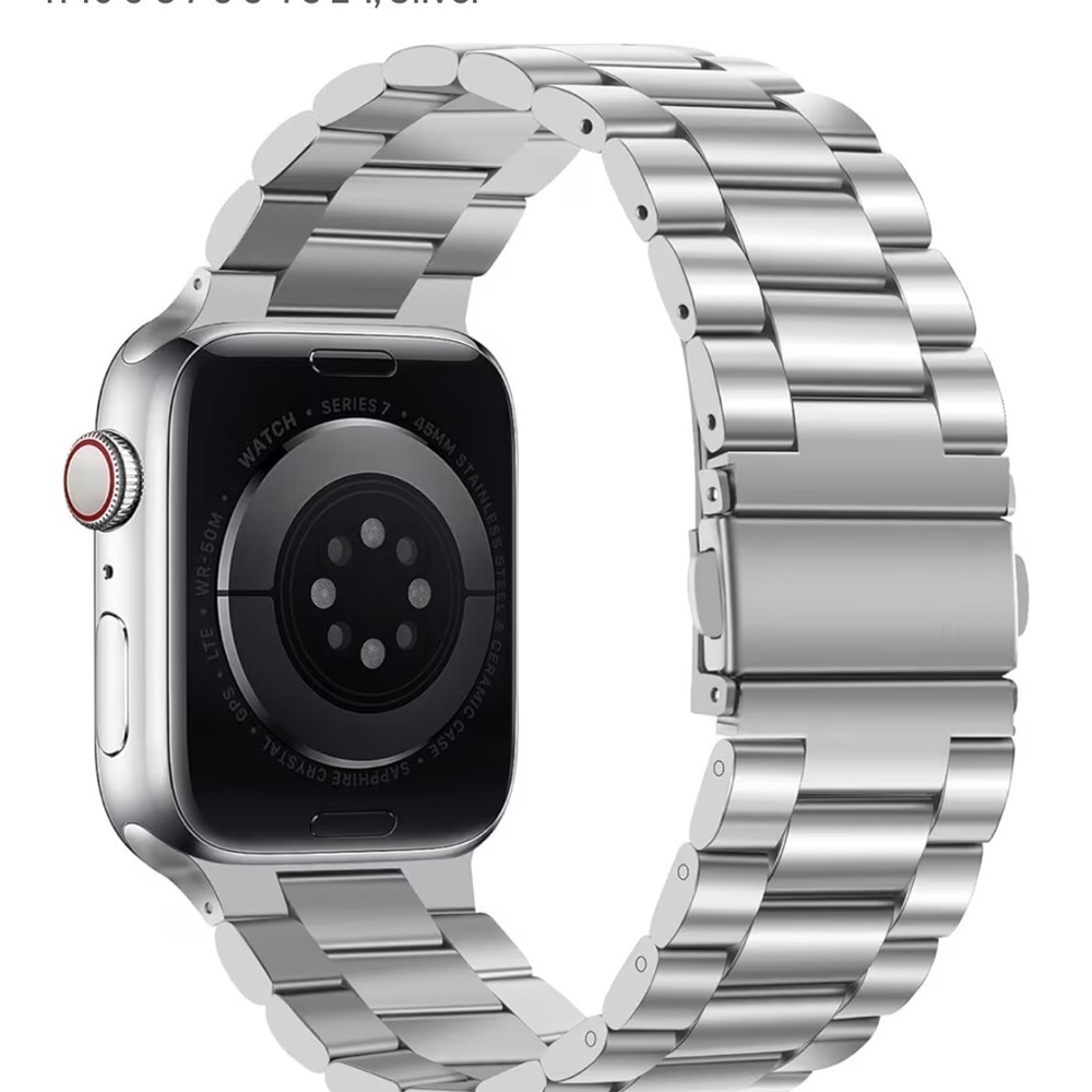Arche Silver Metal Watch Band